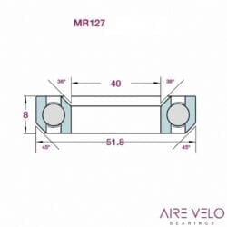 Bạc đạn chén cổ FSA No.55R/558 1.5"/ACR Headset