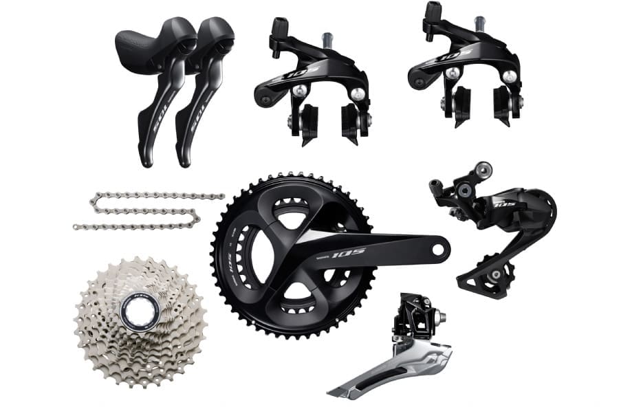 Groupset Shimano 105 R7000 thắng gôm