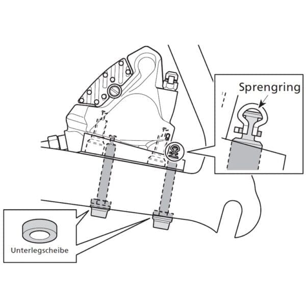 Shimano Sm-Ma-R160D/D Adaptor Flat Mount