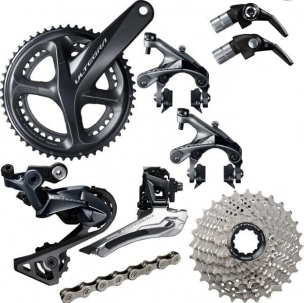 Groupset Shimano Ultegra R8000 11s thắng gôm dành cho xe TT